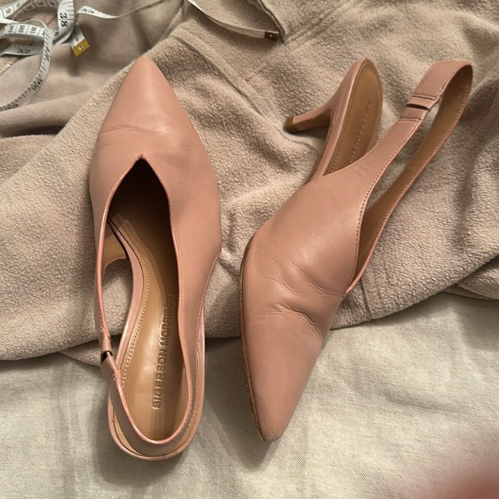 Leather Sigerson Morrison heels